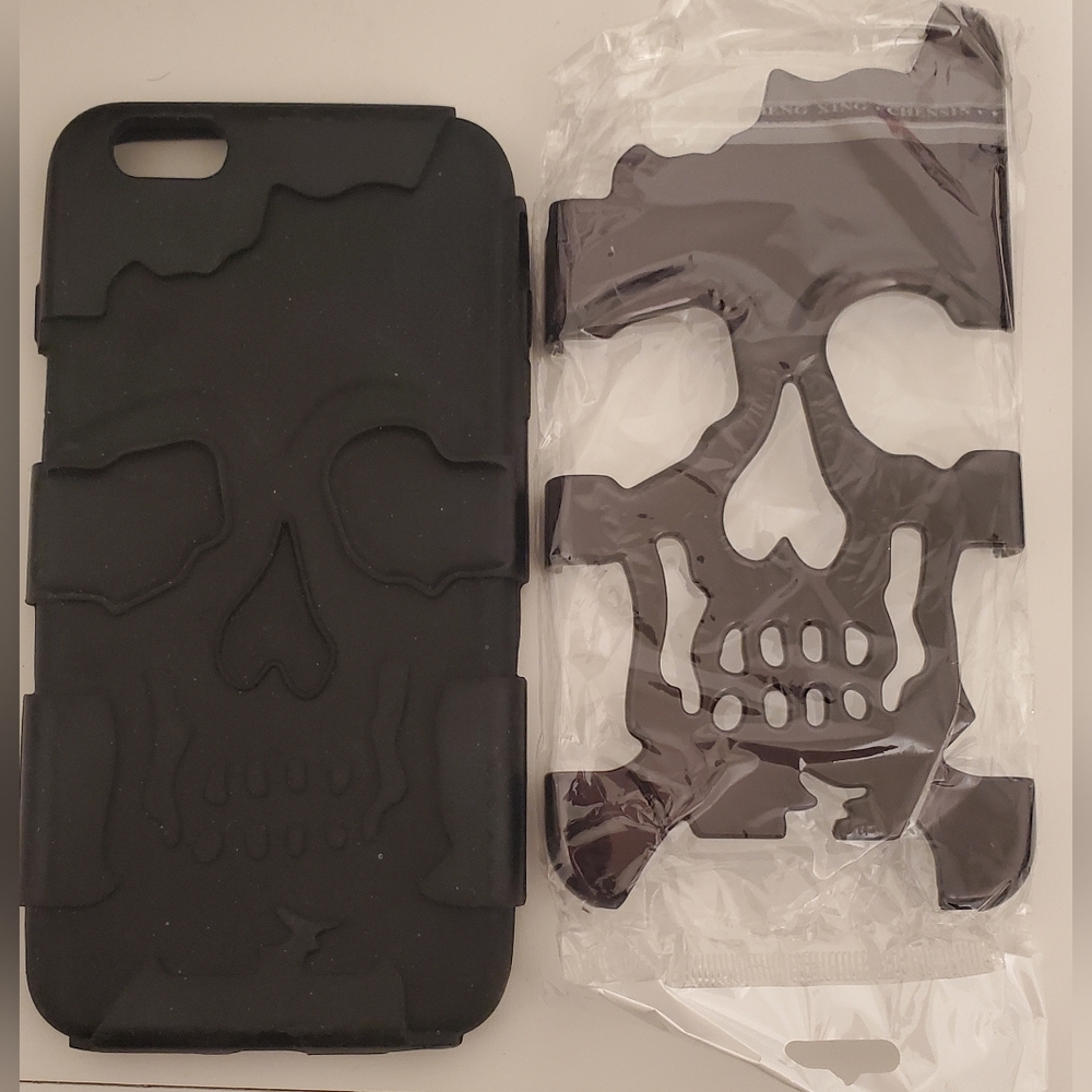 Iphone 6 plus/6s plus Case, 3D Skull Style